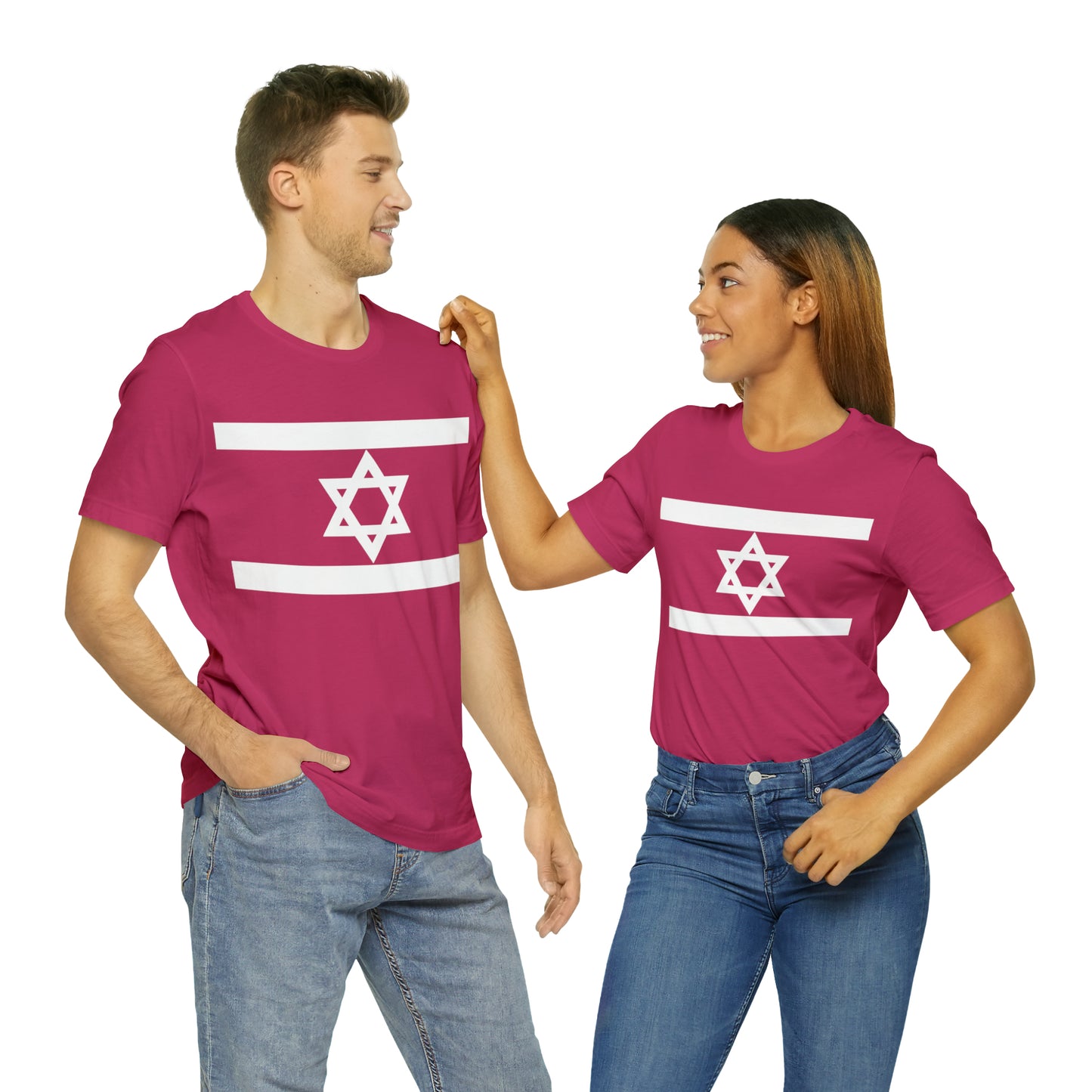 Israel Star (Magen David) Unisex Jersey Short Sleeve Tee