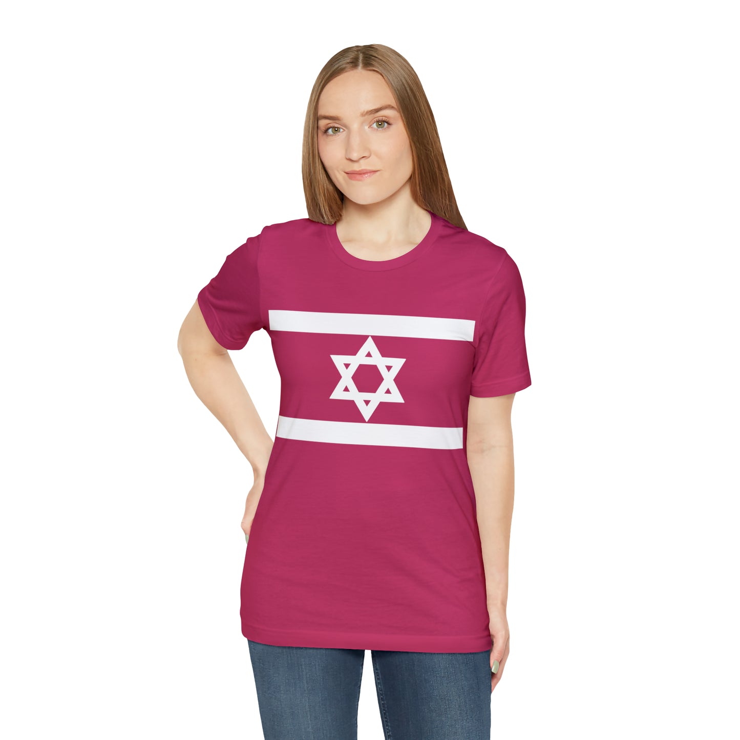 Israel Star (Magen David) Unisex Jersey Short Sleeve Tee