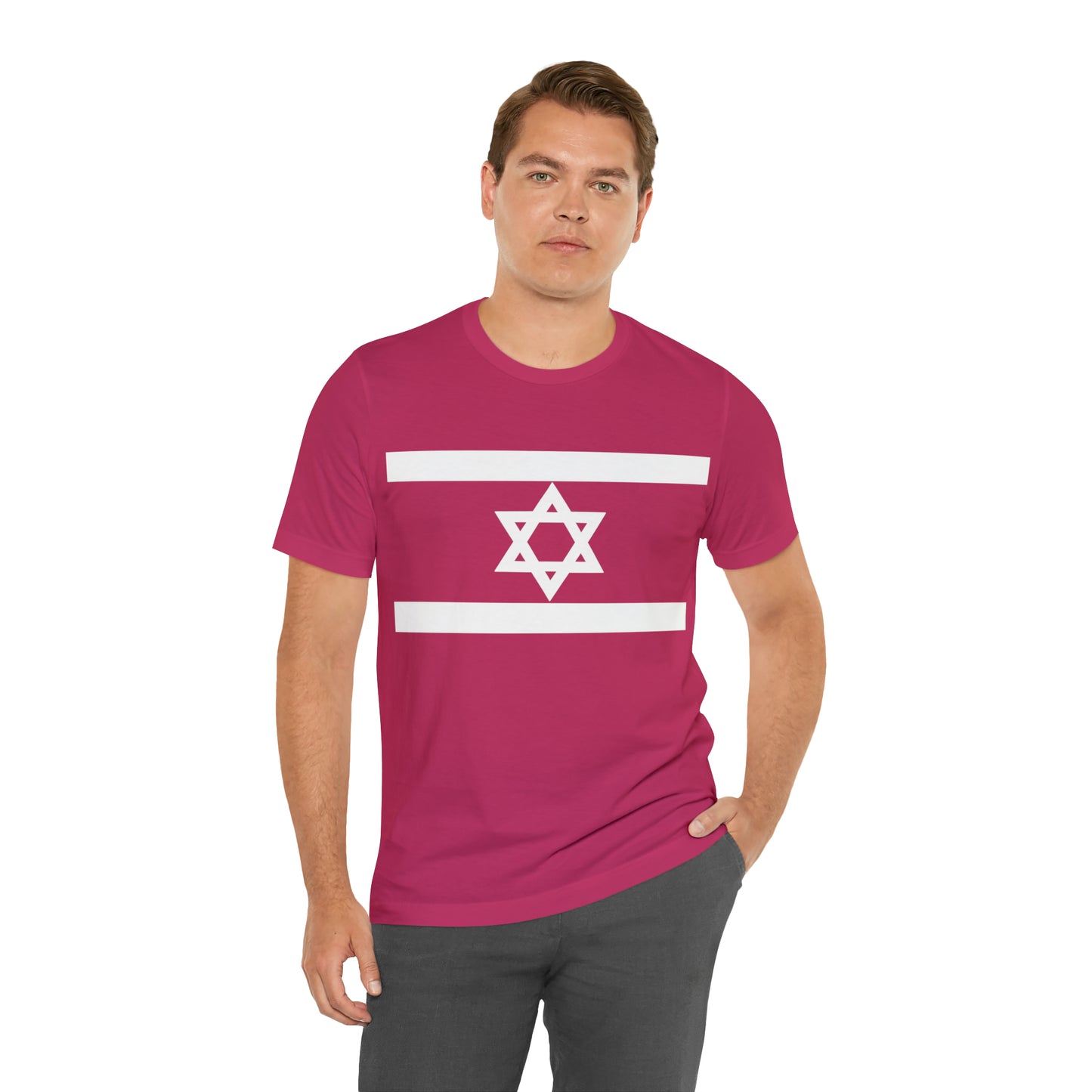 Israel Star (Magen David) Unisex Jersey Short Sleeve Tee