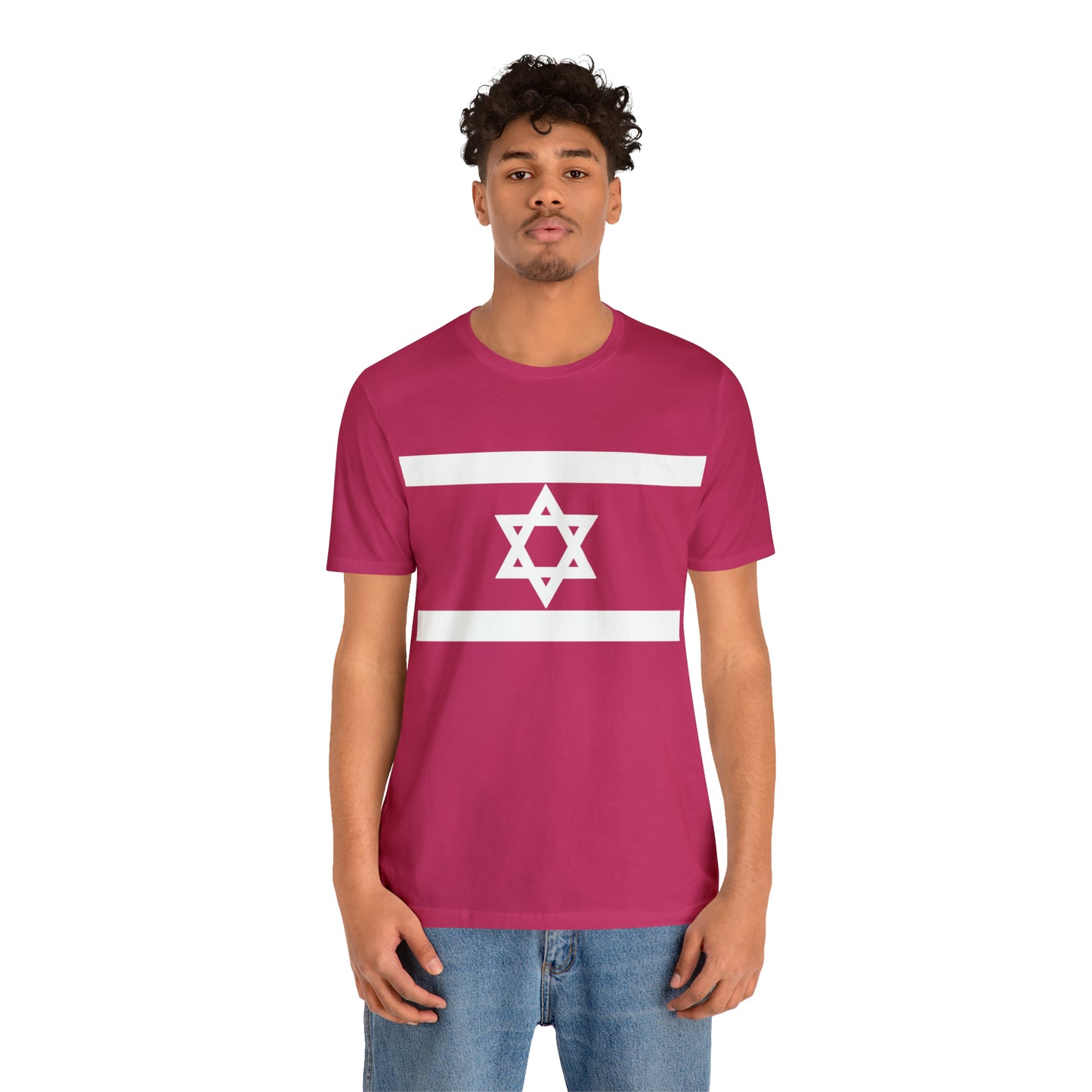 Israel Star (Magen David) Unisex Jersey Short Sleeve Tee