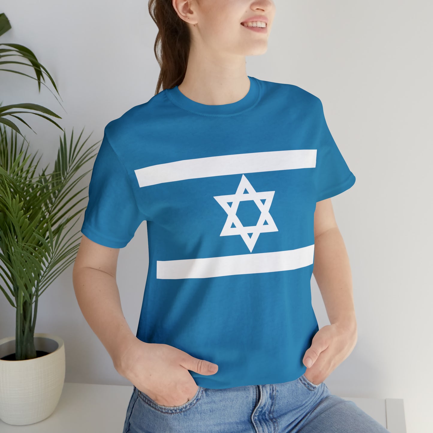 Israel Star (Magen David) Unisex Jersey Short Sleeve Tee