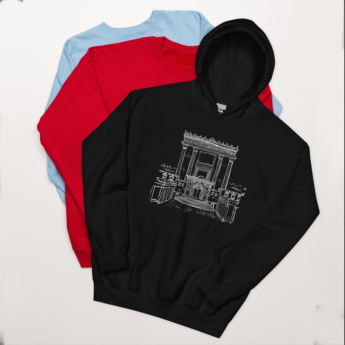 Temple Jerusalem (Beit Hamikdash) Unisex Hoodie