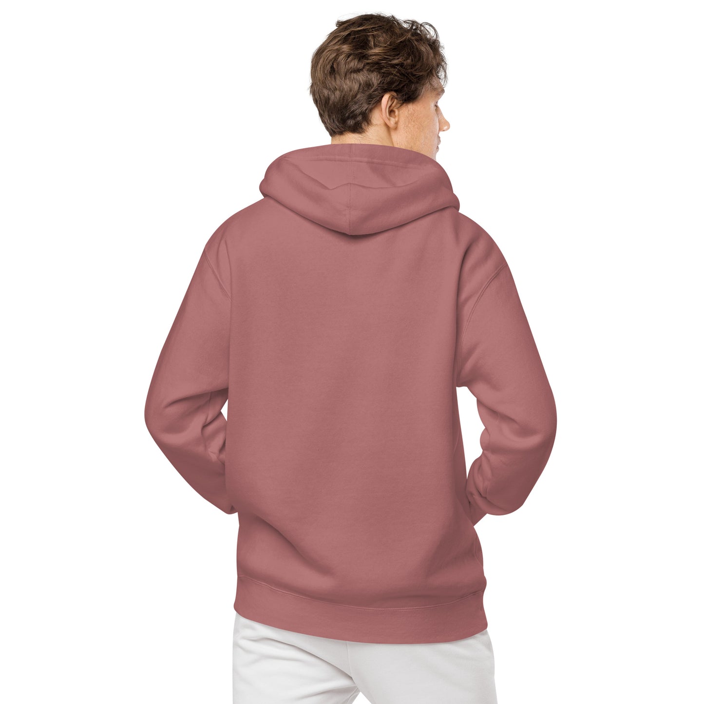 Magen David (Star of David) Embroidered Unisex pigment-dyed hoodie