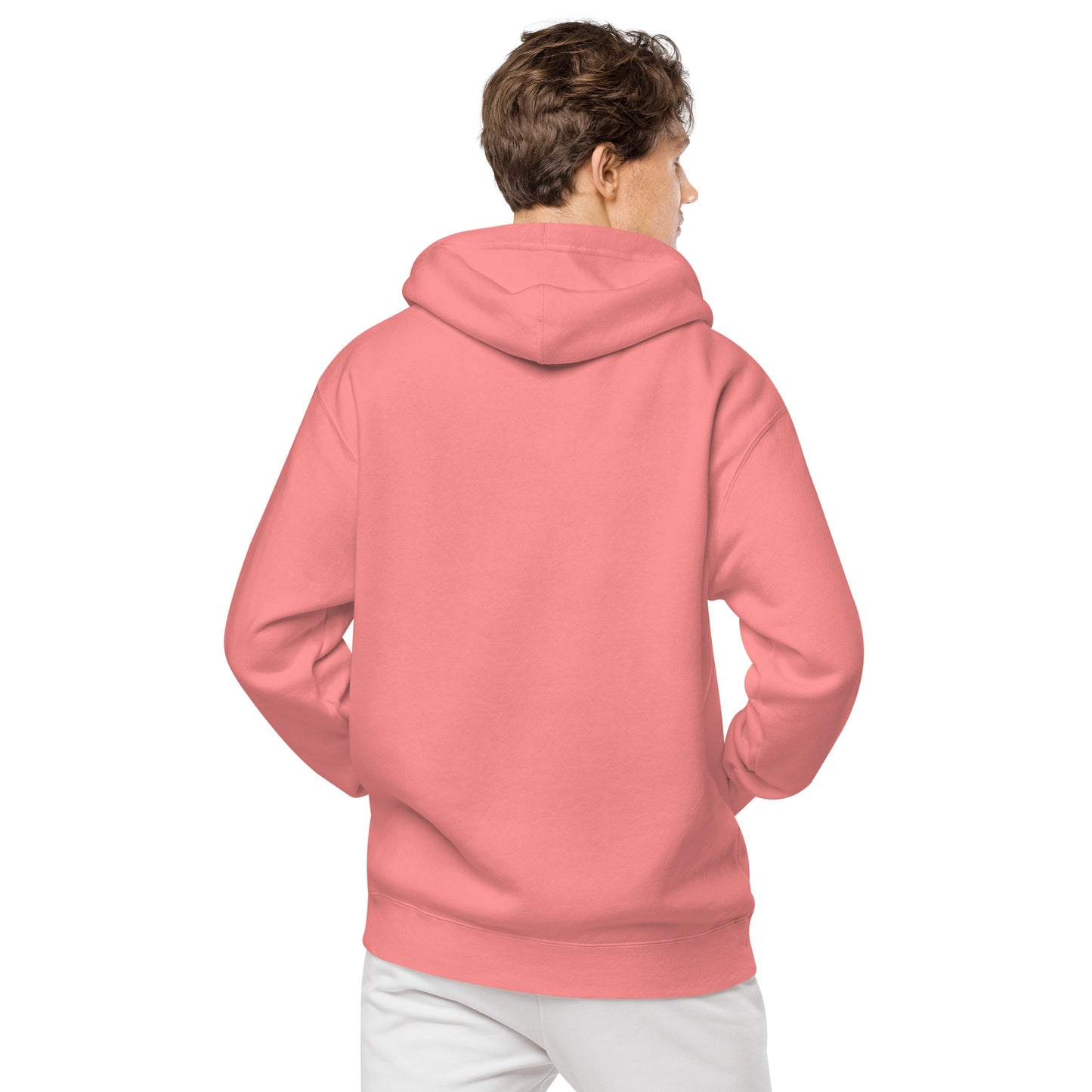 Magen David (Star of David) Embroidered Unisex pigment-dyed hoodie