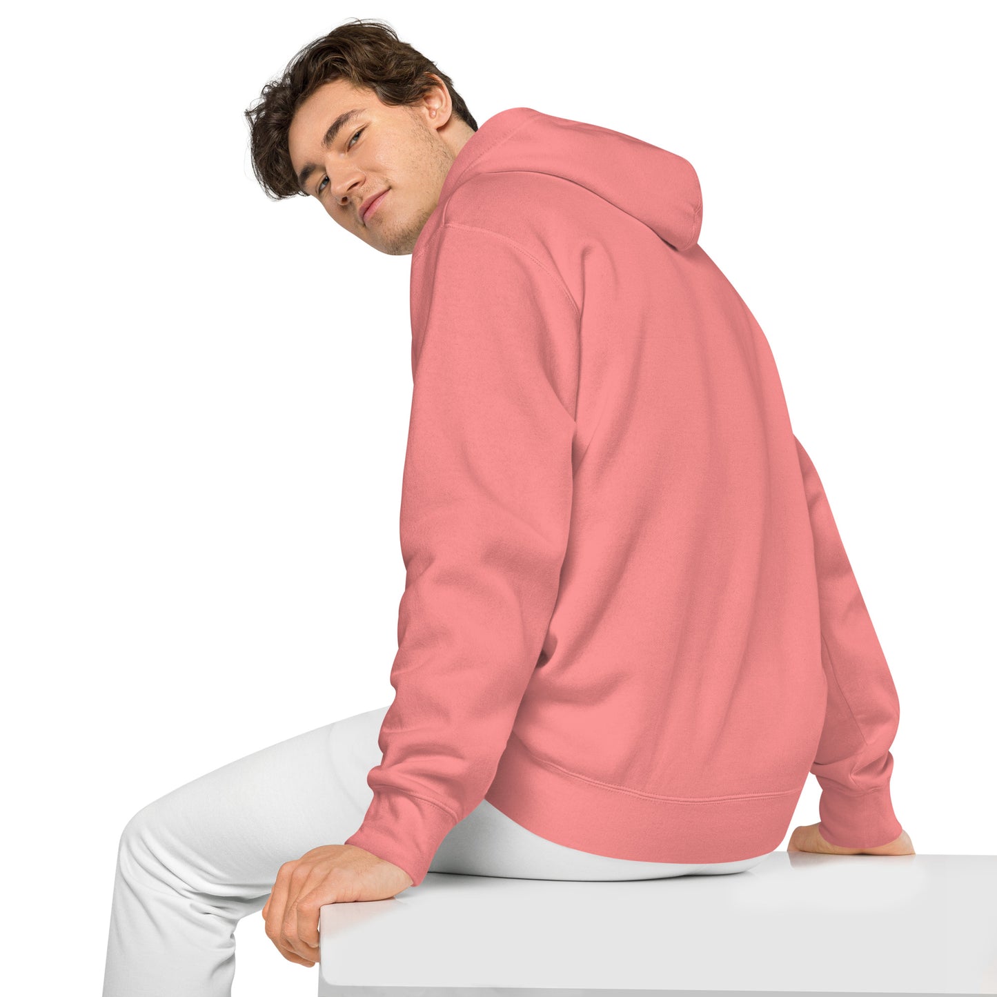 Magen David (Star of David) Embroidered Unisex pigment-dyed hoodie