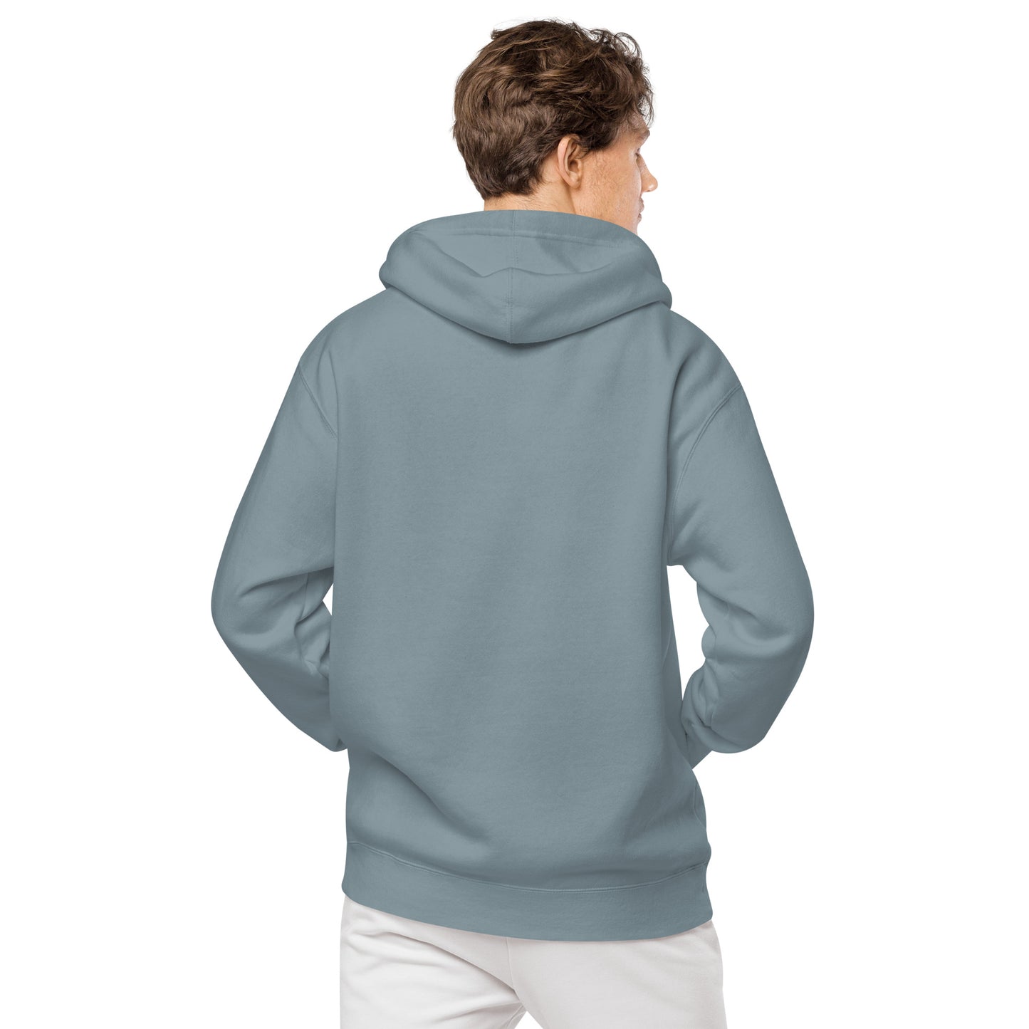 Magen David (Star of David) Embroidered Unisex pigment-dyed hoodie