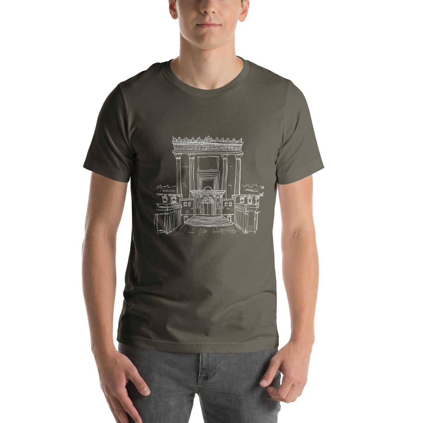 Temple Jerusalem (Beit Hamikdash) Unisex t-shirt