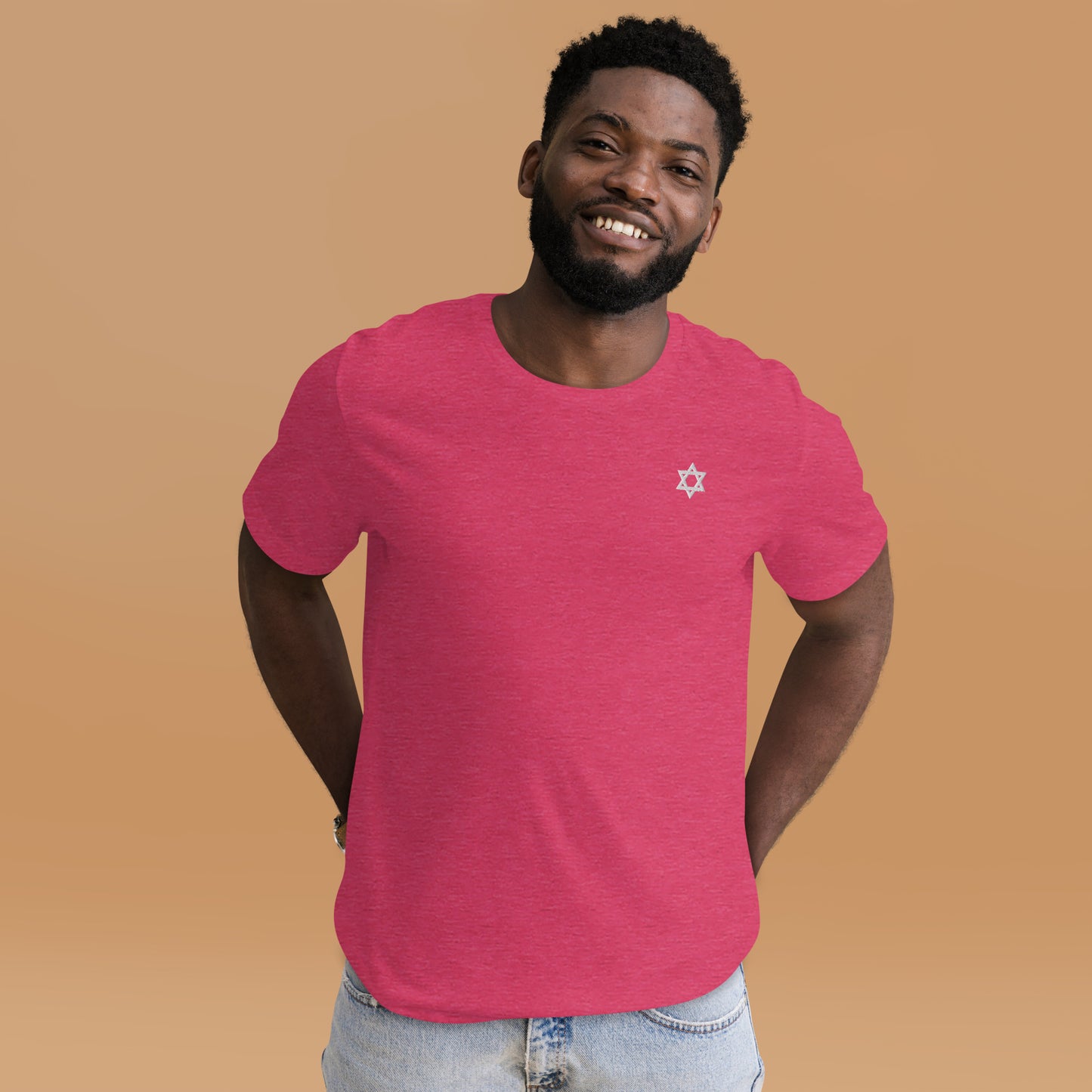 Star of David (Magen David) Unisex t-shirt (Embroidered)
