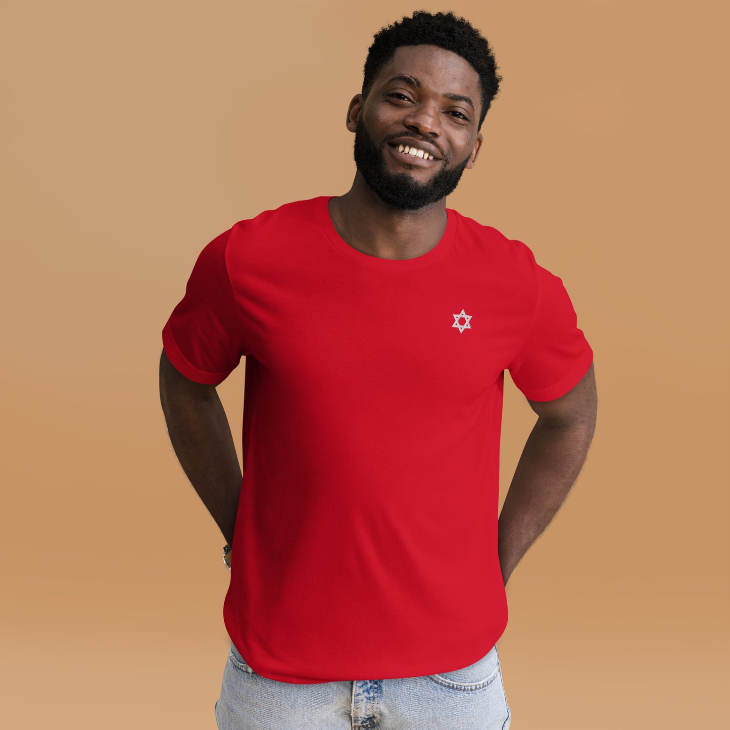 Star of David (Magen David) Unisex t-shirt (Embroidered)