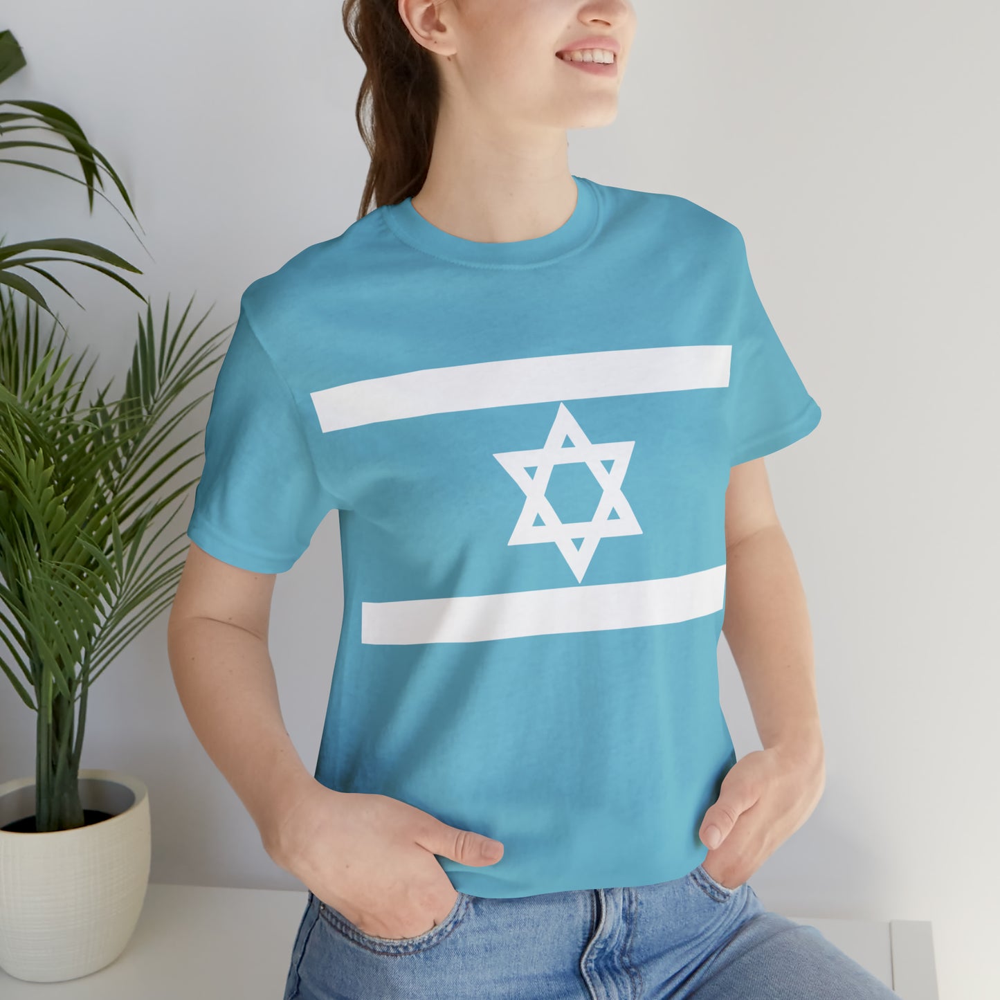 Israel Star (Magen David) Unisex Jersey Short Sleeve Tee