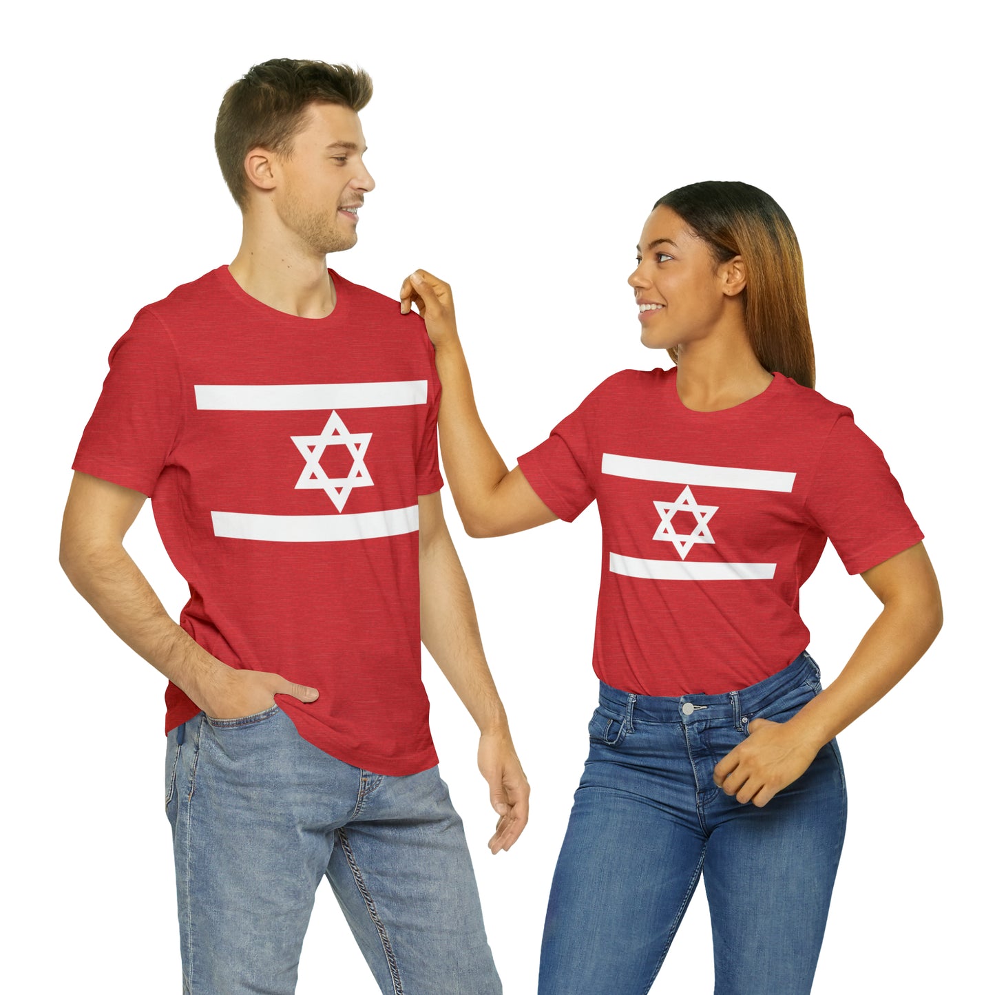 Israel Star (Magen David) Unisex Jersey Short Sleeve Tee