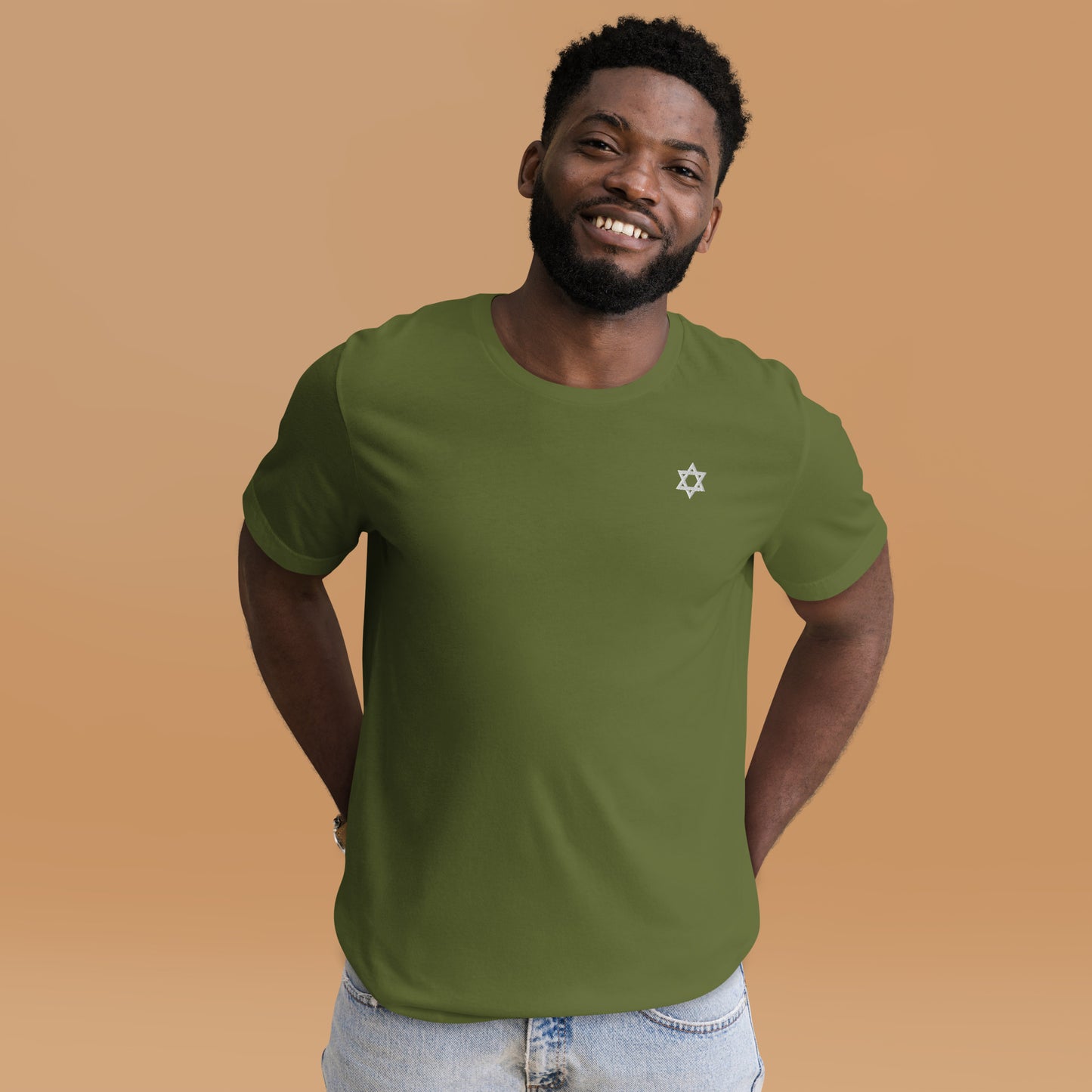 Star of David (Magen David) Unisex t-shirt (Embroidered)